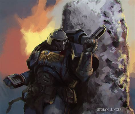 Last Stand Art By Stefan Ristić 40k Gallery