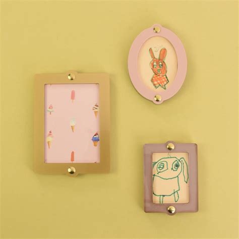 Studio Harm En Elke Wall Frame Small Square Nude Smoke Hoge Ramen