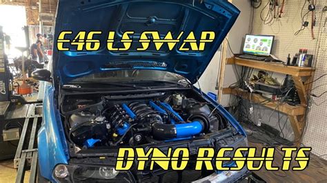 LS SWAPPED E46 HITS THE DYNO Dyno Results YouTube