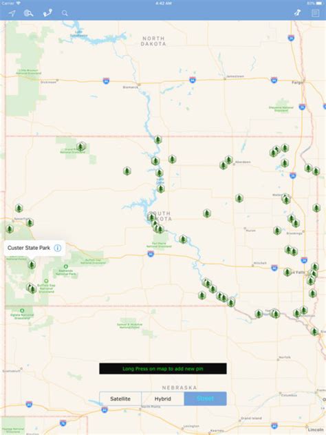 South Dakota State Parks Map - Printable Map