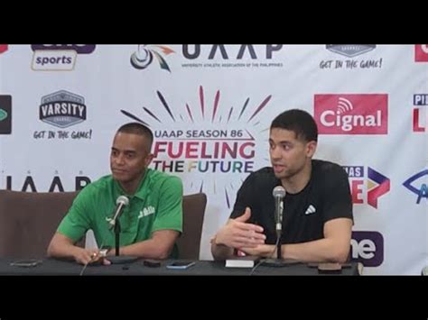 Dlsu Green Archers Coach Topex Robinson And Michael Phillips Youtube