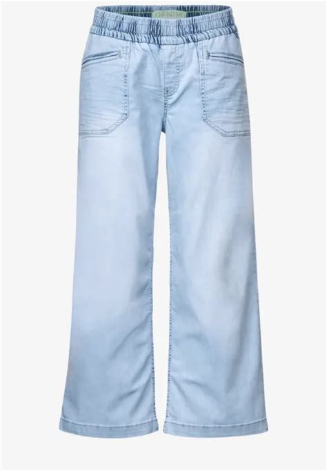 Street One Jean Culotte Coupe Ample Pour Femmes En Bleu Street One