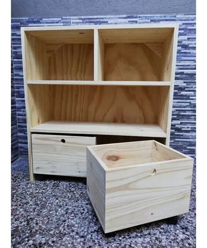 Mueble Organizador Bajo Juguetero Con Cajones Con Ruedas En Venta En