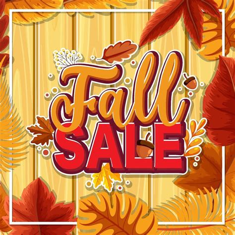 Fall sale banner template 3408416 Vector Art at Vecteezy