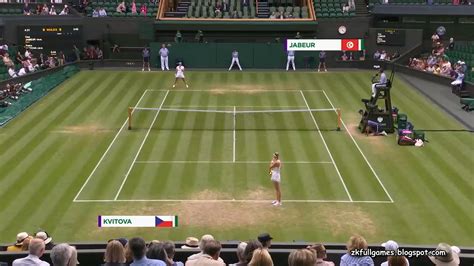 TENNIS Wimbledon 2023 4th Round Ons Jabeur Vs Petra Kvitova 10