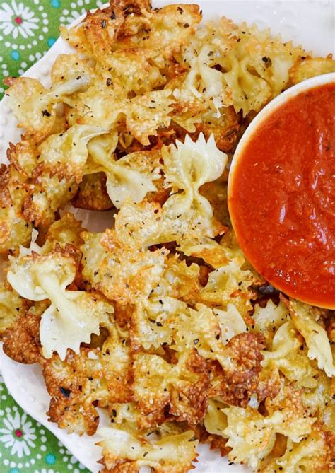 Crunchy Air Fryer Pasta Chips Easy Viral Recipe