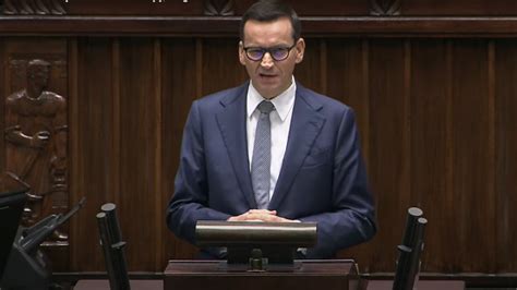 Głosowanie nad wotum zaufania dla rządu Mateusza Morawieckiego Sejm