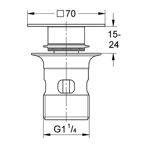 Ventil Lavoar Push Open Grohe Crom Periat Supersteel 40565DC0 Neakaisa Ro