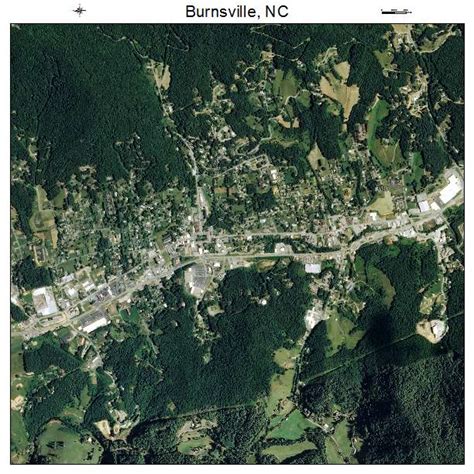 Aerial Photography Map of Burnsville, NC North Carolina