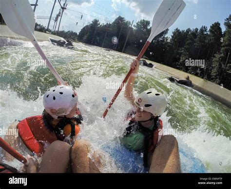 Whitewater Rafting At The Us National Whitewater Center In Charlotte