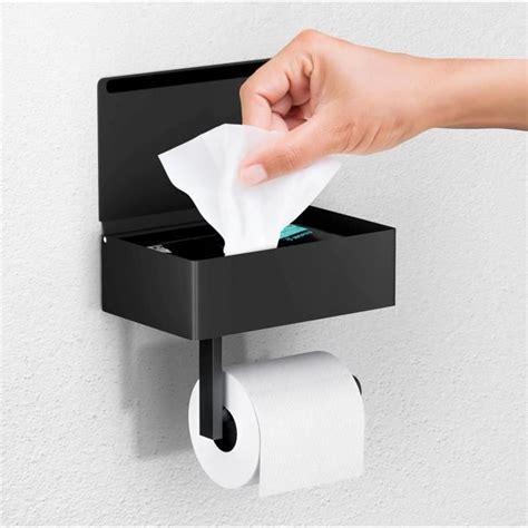 Porte Papier Toilette Avec Tablette Distributeur Et Rangement De