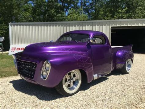 Custom 1950 Studebaker Pickup Hot Rod 50 Rat Magazine Cruiser Chevy V8