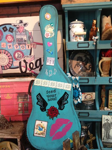 Girly Guitar Case With Creative Painting