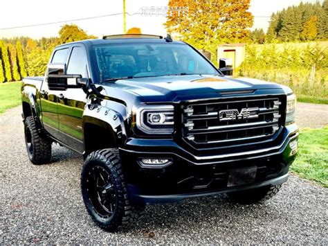 2016 GMC Sierra 1500 Moto Metal Mo962 Fabtech Suspension Lift 6