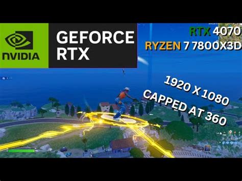 RTX 4070 Ryzen 7 7800X3D Fortnite Chapter 5 Season 1 Solos