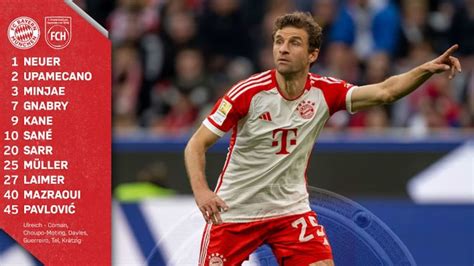 FC Bayern 1 FC Heidenheim znamy składy DieRoten PL portal