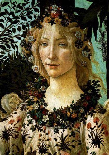 La Primavera Allegory Of Spring Detail Painting Sandro