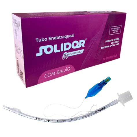 Tubo Canula Sonda Endotraqueal C Balão Tamanho 10 Solidor 10