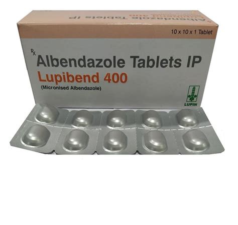 Albendazole Tablet Lupibend 400 Packaging Type Strips 10 X 10 At Best Price In Mumbai