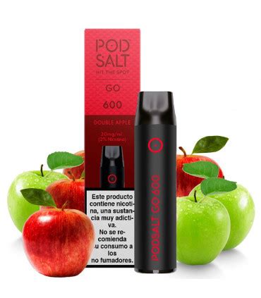 Pod Desechable Double Apple 600puffs Pod Salt Go