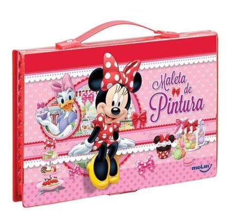 Maleta Para Colorir Estojão De Pintura Minnie Infantil 72 Pç MercadoLivre