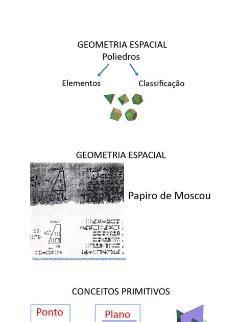 Aula01 Geometria Espacial Matemática 3ºb Pdf