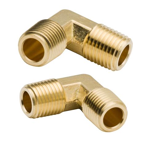 Legines Brass Pipe Fitting Forged Male 90 Degree Elbow 3