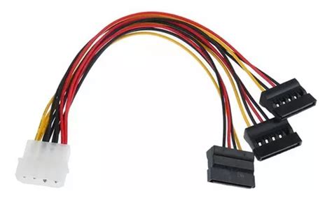 Cabo Adaptador Molex X Sata Energia Alimenta O Fonte Pc Frete Gr Tis