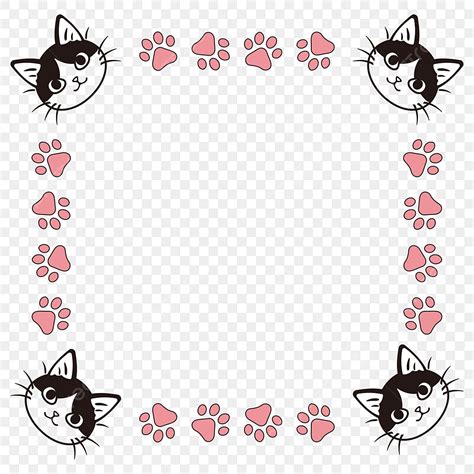 Cat Border Printable