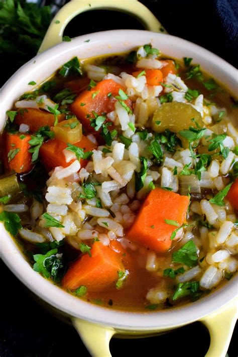 Vegetable Rice Soup Lord Byron S Kitchen