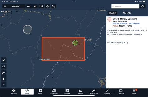 Foreflight Adds Graphical En Route Notams In Latest Update Ipad Pilot