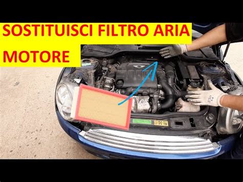 La Procedura Per Sostituire Il Filtro Dell Aria In Una Mini Cooper D