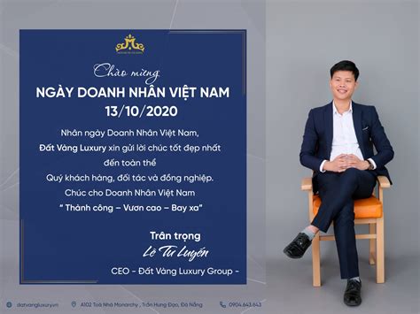 CHÀO MỪNG NGÀY DOANH NHÂN VIỆT NAM 13/10