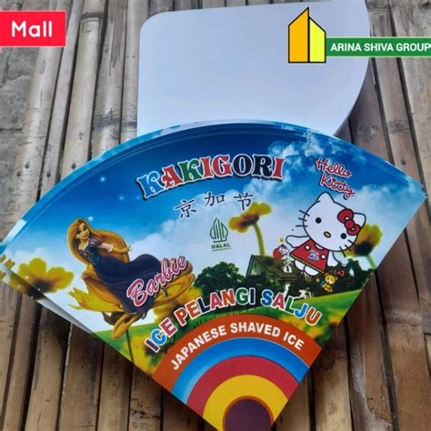 Jual Kertas Es Salju Viral Bungkus Kertas Es Pelangi Produk Terbaru