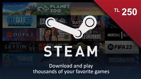 Steam Wallet Gift Card Tl Turkey Gamerobo