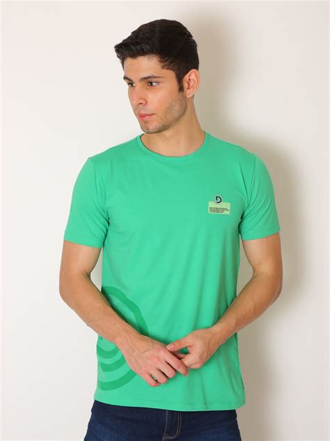 Buy Vinson Men Green Solid Slim Fit T Shirt Tshirts For Men 18652216