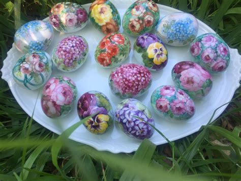 Hand Painted Porcelain Easter Eggs Porcelain Painting China Painting