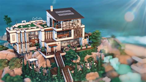 The Sims 4 Celebrity Hilltop Mansion The Sims 4 64x64 Lots