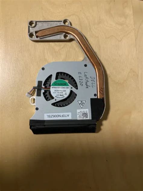 ORIGINAL DELL Latitude E6320 Laptop CPU Cooling Fan Kühler Lüfter