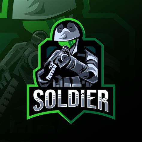 Premium Vector Soldier Mascot Logo Esport