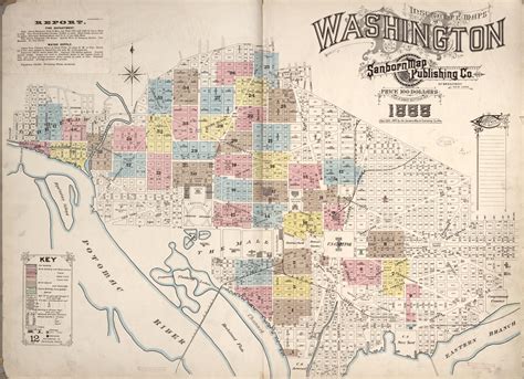 Sanborn Fire Insurance Map From Washington District Of Columbia