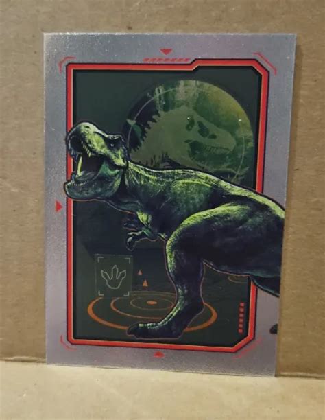 PANINI JURASSIC PARK 30TH ANNIVERSARY TC T Rex Queen Metal Card 81