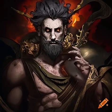 Hades The Mighty God Of The Dead In Greek Mythologyhis Beard Evoke