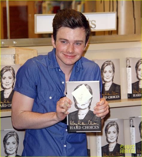 Hillary Clinton Surprised by Chris Colfer at Book Signing: Photo ...