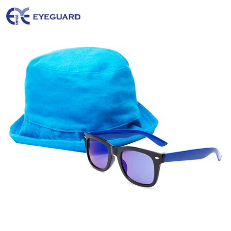 Eyeguard Uv400 Kids Sunglasses Sun Hat Set Glasses For Children Outdoor