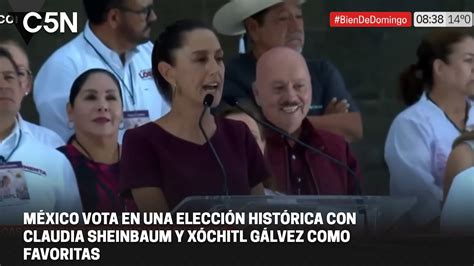 MÉXICO VOTA en una ELECCIÓN HISTÓRICA con CLAUDIA SHEINBAUM y XÓCHITL