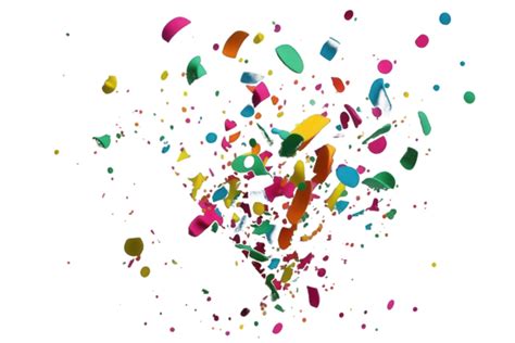 Confetti Explosion PNGs for Free Download