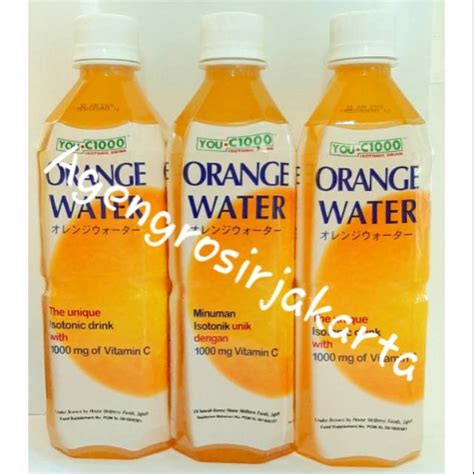 Jual You C Orange Water 500ml Shopee Indonesia