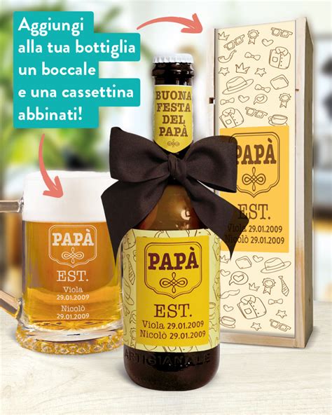 Bottiglia Di Birra Personalizzata Pap Estimated Personalizzabile Con