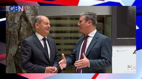 Sir Keir Starmer Meets With German Chancellor Olaf Scholz Ahead Of